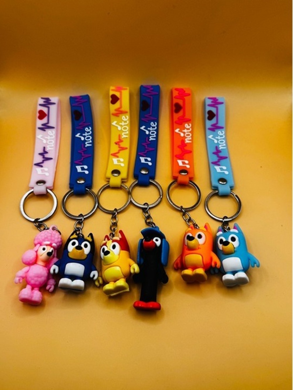 Dog and Friends 6PK Keychain Bundle New - Picture 2 of 3